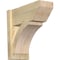 Ekena Millwork Thorton Slat Rough Sawn Outlooker, Douglas Fir, 8"W x 18"D x 18"H OUT08X18X18THR06RDF - alternate 1